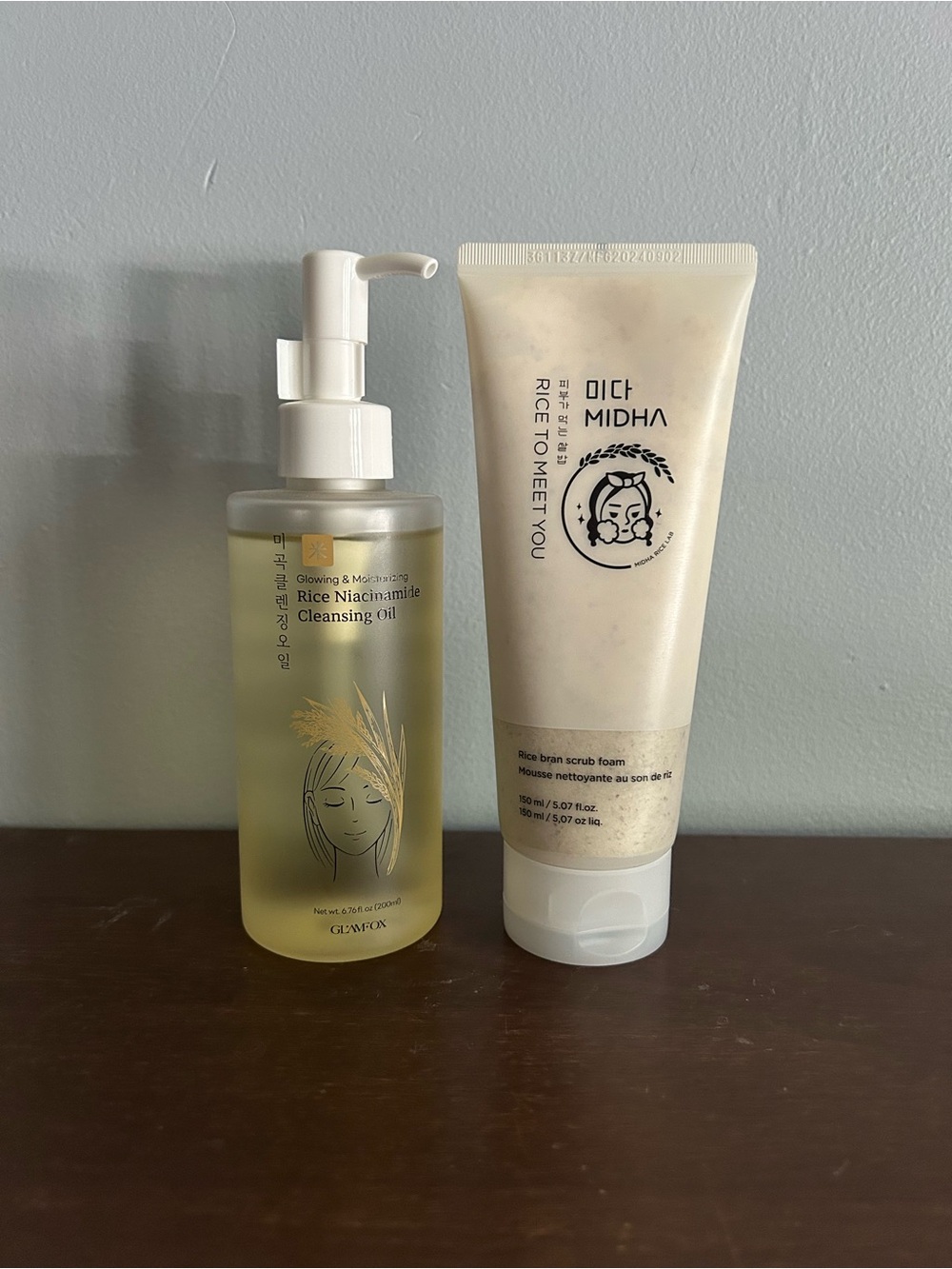 Rice Cleansing Oil & Scrub Foam Bundle